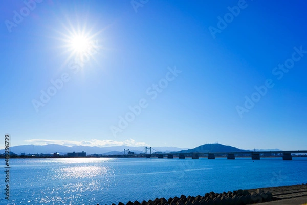 Obraz 吉野川(徳島県徳島市)