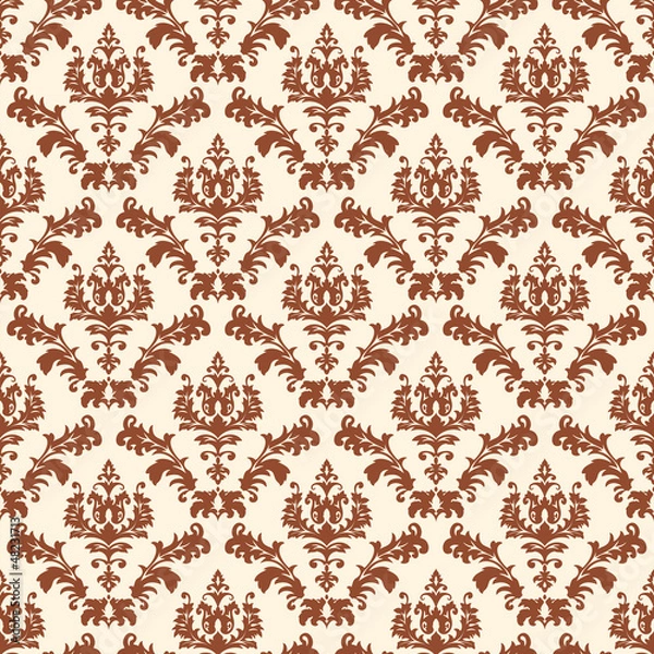 Fototapeta Seamless Retro Wallpaper