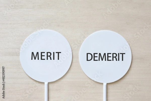 Obraz Merit  　Demerit
