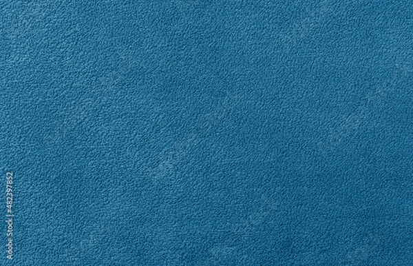 Fototapeta The texture of a beautiful plain fleece fabric. The structure is clearly visible.