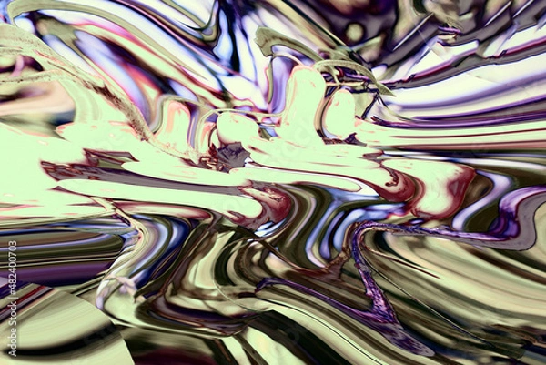 Fototapeta Unusual abstract background. Geometric shapes.
