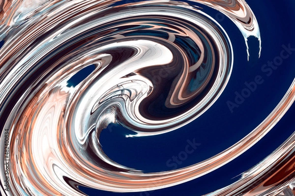Fototapeta Unusual abstract background. Geometric shapes.