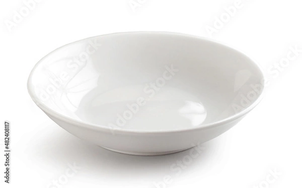 Obraz empty white bowl