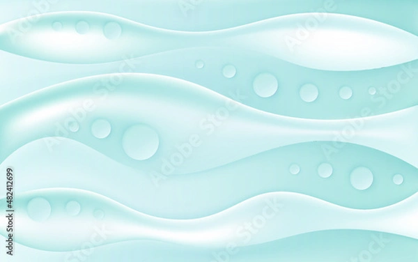 Fototapeta Abstract background of water raindrops. Vector illustration