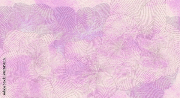 Obraz Tło z motywem kwiatów orchidei w odcieniach różu i fioletu. Tekstura przeznaczona do druku na tkaninie, płytkach ceramicznych, ozdobnym papierze oraz jako tło fotograficzne.