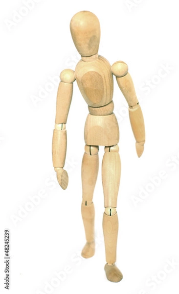 Obraz Wooden Dummy Walking