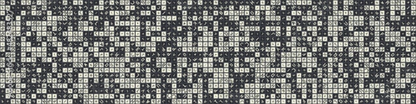 Obraz Abstract Geometric Pattern generative computational art illustration