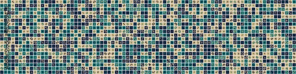 Fototapeta Abstract Geometric Pattern generative computational art illustration