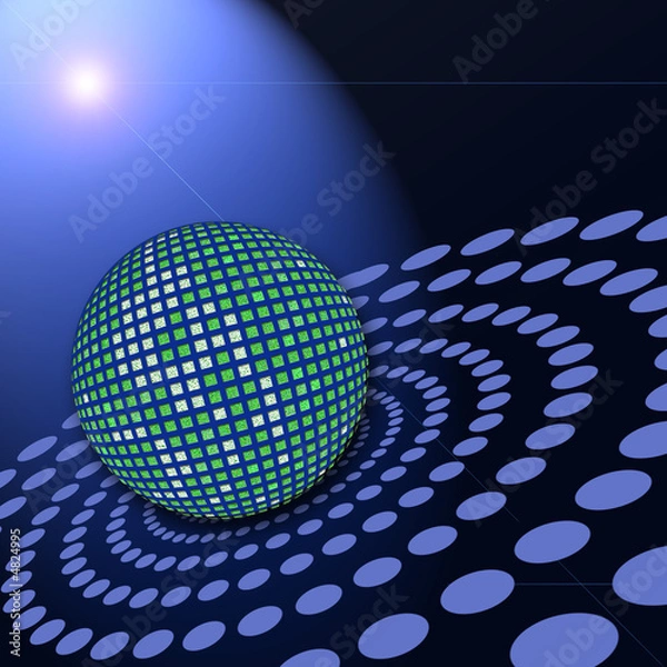 Obraz Retro world communication