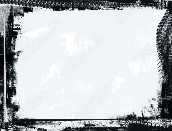 Fototapeta Grunge border and background