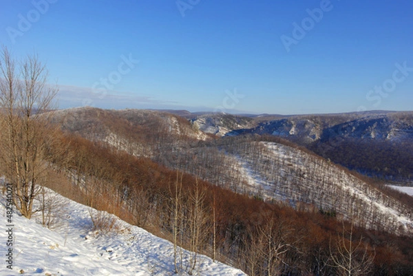 Fototapeta winter mountain landscape