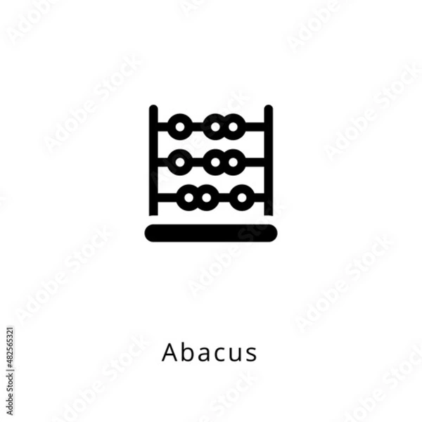 Fototapeta Abacus icon in vector. Logotype