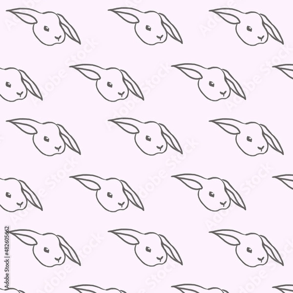 Fototapeta seamless pattern with fishes