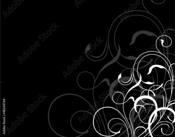 Obraz 植物模様のパターン