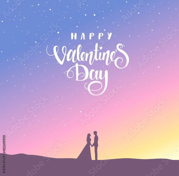 Fototapeta sunset love