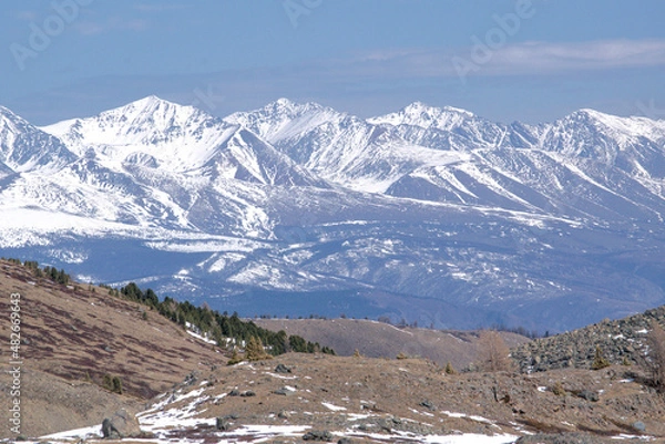 Obraz snow covered mountains