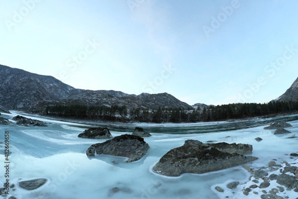 Obraz lake in the mountains