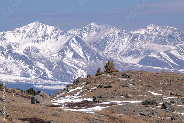 Obraz landscape with snow