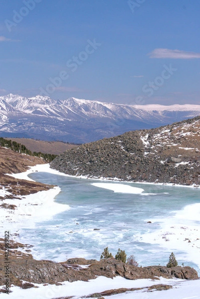 Obraz lake in the mountains