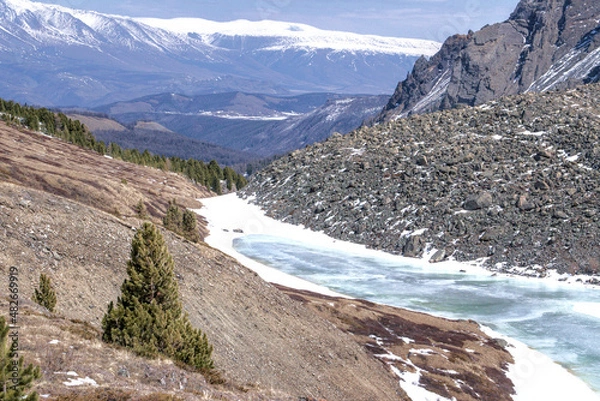 Obraz lake in winter