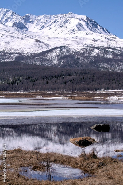 Obraz lake in winter