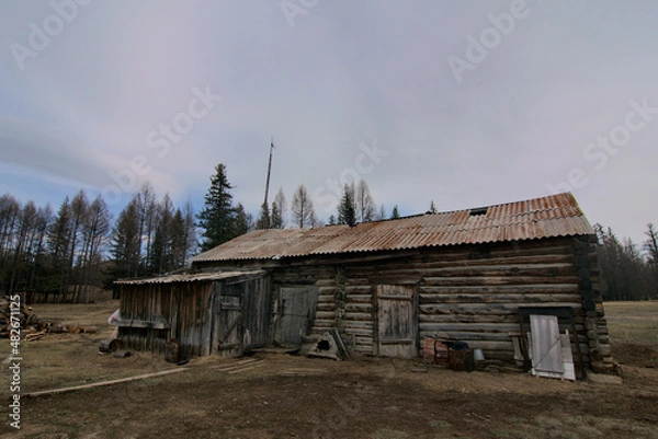 Obraz old abandoned house