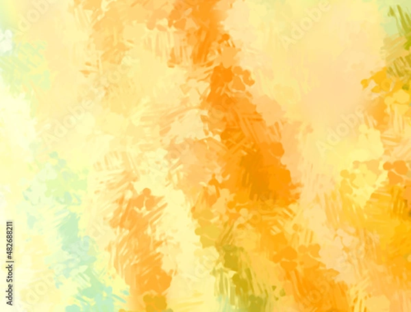 Fototapeta Brushed Painted Abstract Background. Brush stroked painting. Artistic vibrant and colorful wallpaper.