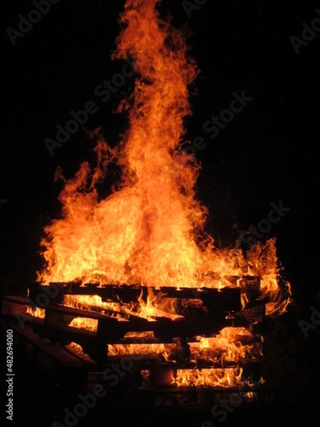 Obraz pallet fire