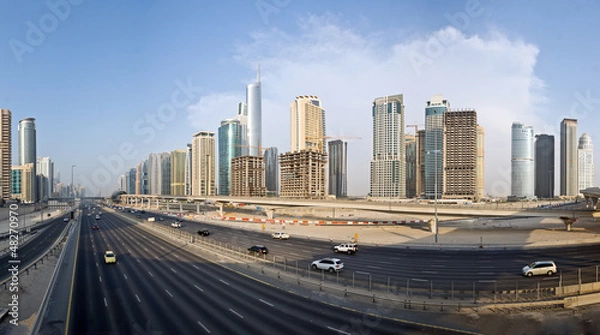Obraz Sheikh Zayed Road panorama