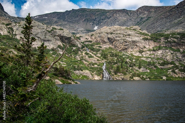 Obraz river in the mountains
