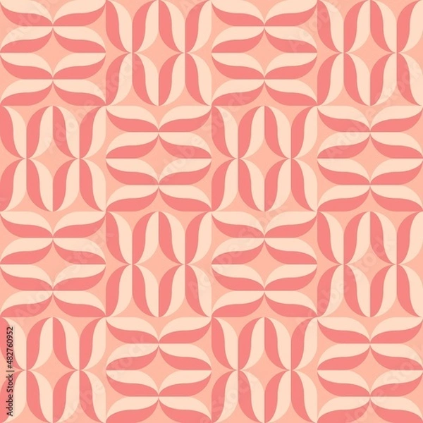 Fototapeta Simple abstract seamless pattern - accent for any surfaces.