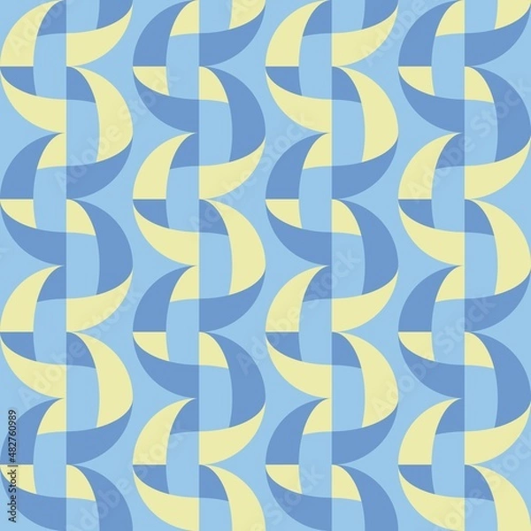 Fototapeta Simple abstract seamless pattern - accent for any surfaces.