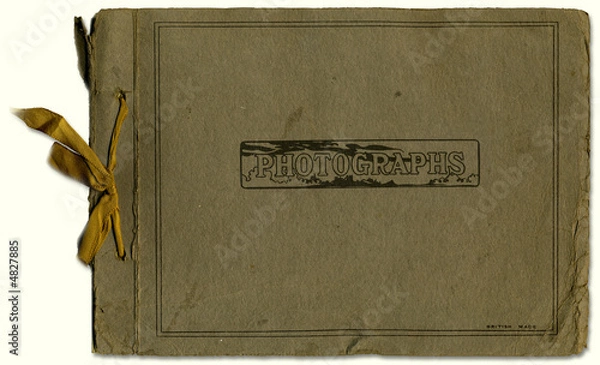 Obraz Outside of an old photo album