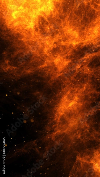 Obraz abstract blaze fire flame texture