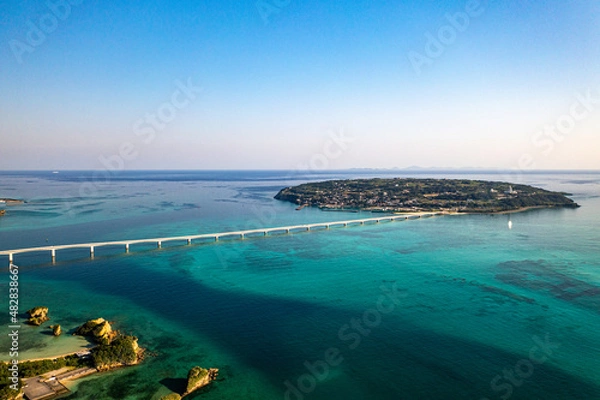 Fototapeta 古宇利島　古宇利大橋