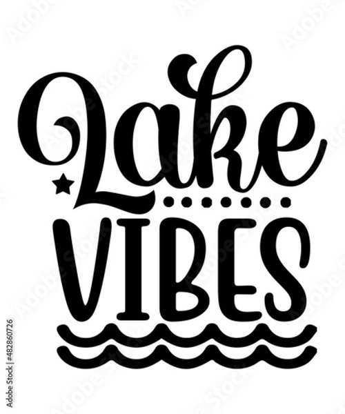 Obraz Lake Svg, Lake Svg Bundle