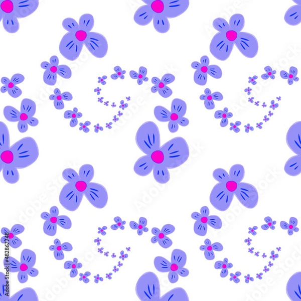 Obraz seamless pattern with flowers