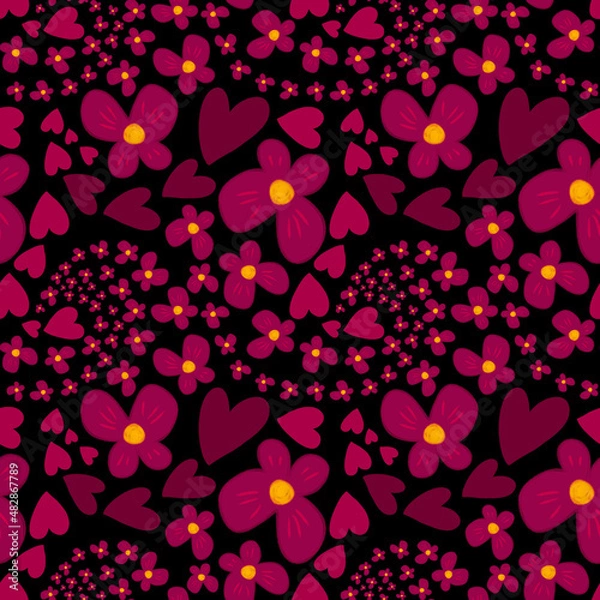 Obraz seamless floral background