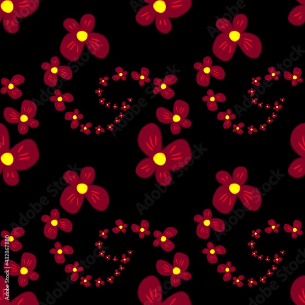 Obraz abstract floral background