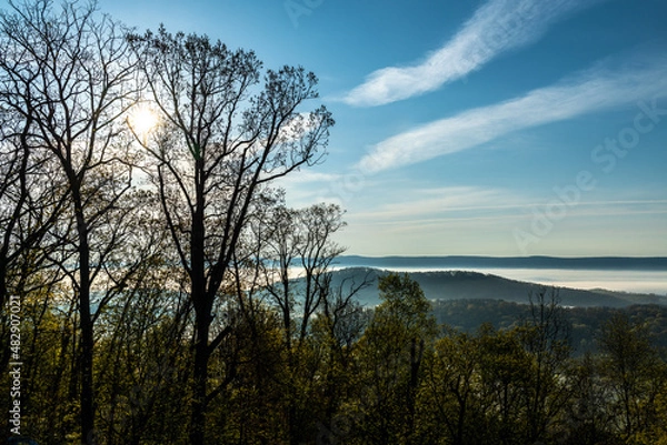 Obraz clouds in a cold valley