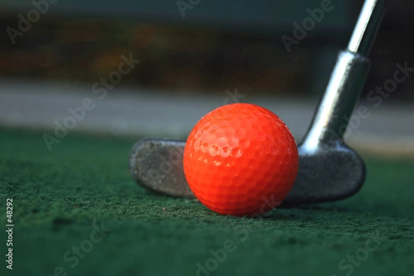 Obraz putter and ball