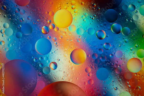 Obraz water drops on glass