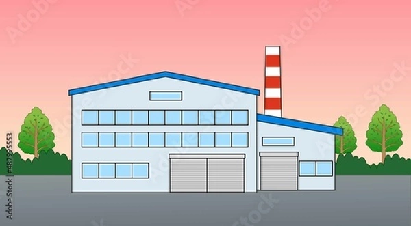 Obraz 大きい工場