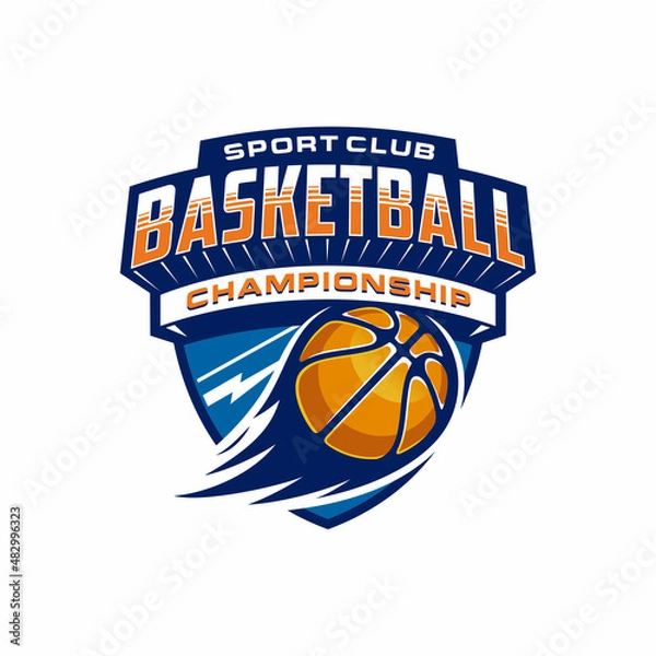 Obraz Basketball logo vector design template