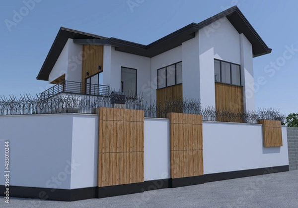 Obraz 3D Exterior House Design