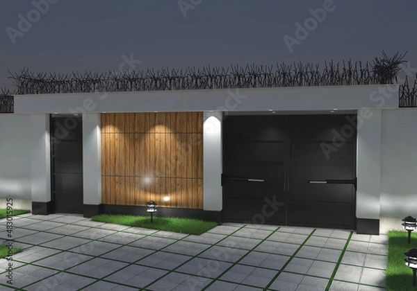 Obraz 3D Exterior House Design