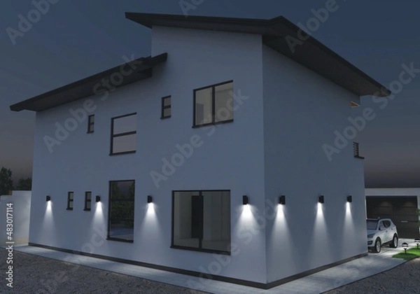 Obraz 3D Exterior House Design