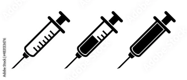 Obraz strzykawka ikona