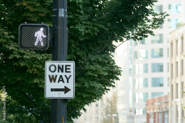 Obraz Street crossing sign
