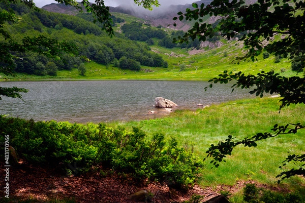 Obraz View of Lake Baccio in the Modena Apennines